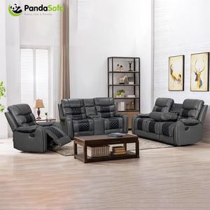Nuevo Sofá Reclinable de Masaje Extensible Moderno en Oferta, Sofá de Cuero <span class=keywords><strong>Nitaly</strong></span> para Sala de Estar con Portavasos y Carga Inalámbrica - Product Image 1