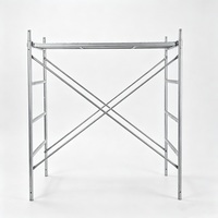 Andamios de Marco en H de Acero Tubular de Instalación Rápida para Pintura y Soporte en Obras de Construcción