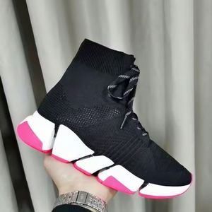 En gros, Chaussures de créateur pour hommes et femmes, Baskets montantes à plateforme, mode décontractée, en maille extensible, de marque - Product Image 1