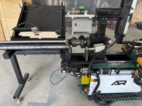 Tour à bois CNC miniature AR70 à grande vitesse avec alimentation automatique du moteur pour la fabrication de perles en bois, de coupelles et de petits objets artisanaux