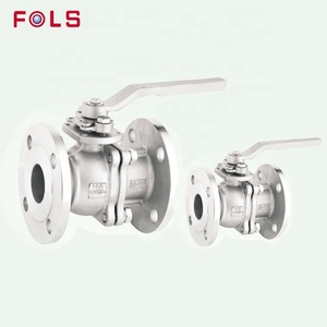 JIS 10K 20K 1/2-6 pulgadas 2 piezas Válvula de bola manual de acero inoxidable y latón de paso completo con maneta, modelos SCPH2 SCS13 SCS14 - Product Image 5