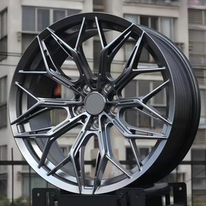 Cerchi in lega cromati oro stile Wen Qi, ruote/disco ruota concavi profondi cromati per auto da corsa passeggeri - Product Image 2