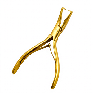 ASB INSTRUMENTS Micro Ring <b>Hair</b> Extension <b>Tools</b> Stainless Steel <b>Removal</b> Plier for <b>Hair</b> Extensions and Beads - Product Image 1