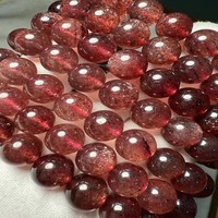 Meihan Natural Madagascar Top cassis noir sable doré Quartz fraise perles rondes lisses pour la fabrication de bijoux design DIY