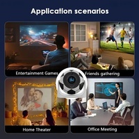 Precio de fábrica Auto Focus Keystone Android 13 System Native 720P Home Theater Smart WiFi 6 LCD Video Mini proyector portátil