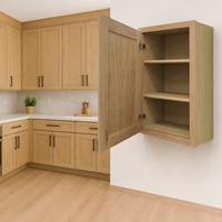 Armoires murales de rangement pour cuisine W0930/W0936-W2130/W2136 |   Entrepôt aux États-Unis |   Livraison gratuite Armoires en bois de chêne blanc