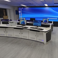 Prix bas Design moderne salle de contrôle Console poste de travail Smart City Dispatcher bureau moniteur Console