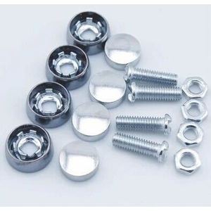 Clips et vis pour plaques d'immatriculation de voiture 18 mm pour voiture et véhicule électrique, remplacement, réparation, usage général FR-GF-X2 - Product Image 2