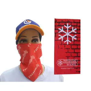 High Quality 100% Cotton Customized Logo Soft Multifunctional Bandanna