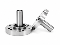 Flange d'axe de précision CNC 20CrNiMo, pièces de transmission usinées pour accouplements de robots, diamètre extérieur 92 mm, axe 47 mm, 67 mm