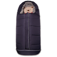 Sac de couchage en coton biologique pour bébé, quantité minimale de commande, poussette légère d'extérieur et d'hiver avec intérieur en polaire