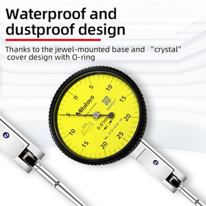 Originele Japanse <span class=keywords><strong>Mitutoyo</strong></span> Schaalmeter 513-404-10e Schaalmeterkop 0-0,14mm Kleine Kalibratietafel - Product Image 4