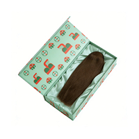 Boîte magnétique personnalisée en carton rigide, emballage de luxe, étui de rangement durable pour accessoires de coiffure, accessoires de mode, utilisation en vente au détail