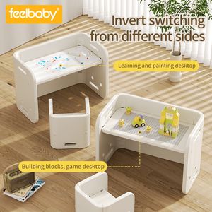 Feelbaby multifunzionale <span class=keywords><strong>tavolo</strong></span> da <span class=keywords><strong>gioco</strong></span> per <span class=keywords><strong>bambini</strong></span> per interni di apprendimento in plastica scrivania per <span class=keywords><strong>bambini</strong></span> sedia per uso domestico - Product Image 3