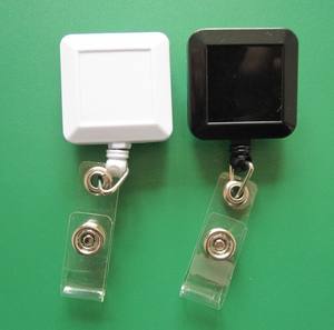 โรงงานขายส่งคุณภาพสูง Square Shape ID Card ชื่อ <span class=keywords><strong>Badge</strong></span> HolderRretractable <span class=keywords><strong>Badge</strong></span> <span class=keywords><strong>Reel</strong></span> - Product Image 3