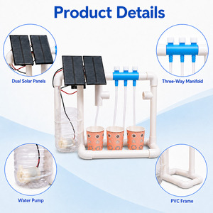 Kit de Modélisme Solaire Automatique OKYN-Y2672 pour Arrosage de Fleurs – Modèle Scientifique d'Irrigation à Assembler Soi-même pour l'Apprentissage et les Loisirs des Enfants - Product Image 5