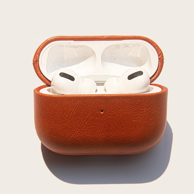 Wholesale New Arrival Luxury Leather Protective Case for AirPods Pro Headphone Accessories