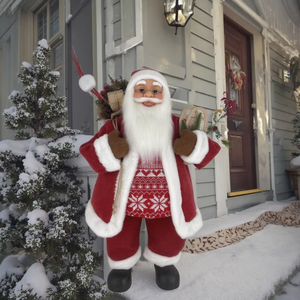 OEM/ODM Présentoir de Noël Père Noël Exceptionnel Père Noël <span class=keywords><strong>Famille</strong></span> Décoration de Noël Figurine en Peluche Père Noël - Product Image 1