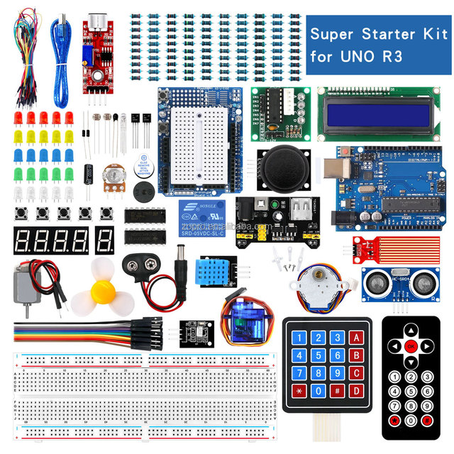Developers Introductory Learning for Beginners Kit Official Version Upgraded Version Compatible Arduino UNO R3 Kit Combination
