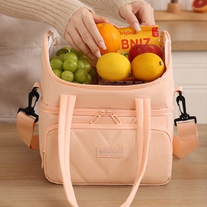 MKW4294 Vente en gros Sac à lunch double épaisseur pour pique-nique <span class=keywords><strong>voyage</strong></span> extérieur Sac à repas portable Sac isotherme étanche et réutilisable - Product Image 3
