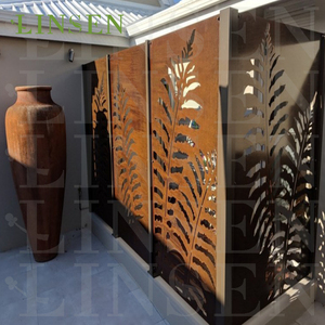 Panneau de corten de décoration intérieure et extérieure d'écran de jardin en métal découpé au laser - Product Image 6
