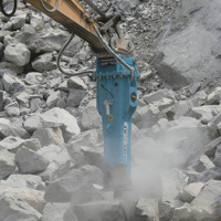 MSB600 Tunnel-Baggerwerkzeug Hydraulischer Hammerbrecher für 22-28 Tonnen C325 C326 C328F Baggeranbaugeräte und -teile
