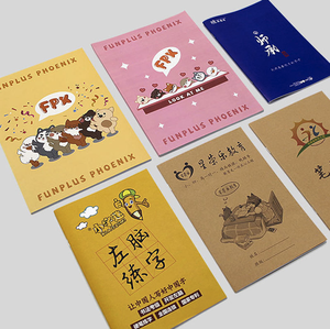 Quaderno per esercizi scolastici personalizzato in carta kraft con rilegatura a punto metallico, formato A5, per bambini, stampa di <span class=keywords><strong>libri</strong></span> di <span class=keywords><strong>testo</strong></span> - Product Image 3