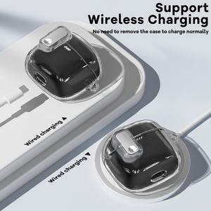 Nouvelle coque de protection antichute en TPU écologique pour Tune Flex, avec petit fermoir électroplaqué en forme de haricot de cristal pour écouteurs - Product Image 2