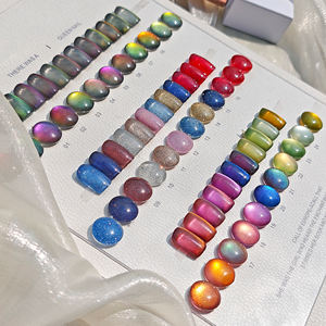 Nouvelles couleurs brillantes magnétique UV Gel vernis à ongles effet fruit résine brillante tremper <span class=keywords><strong>manucure</strong></span> pour Salons OEM/ODM Logo - Product Image 1
