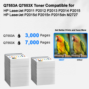ตลับหมึกโทนเนอร์ IBEST รุ่น Q7553A 53A Q7553X 53X ใช้แทนกันได้กับเครื่องพิมพ์ HP LaserJet P2011 P2012 <span class=keywords><strong>P2013</strong></span> P2014 P2015 P2015d P2015n - Product Image 2