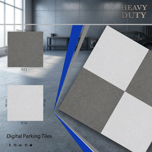 Carreaux de sol en porcelaine numérique HD Firebrick 400x400mm 12mm, finition mate, imperméables, pour extérieur - Product Image 4