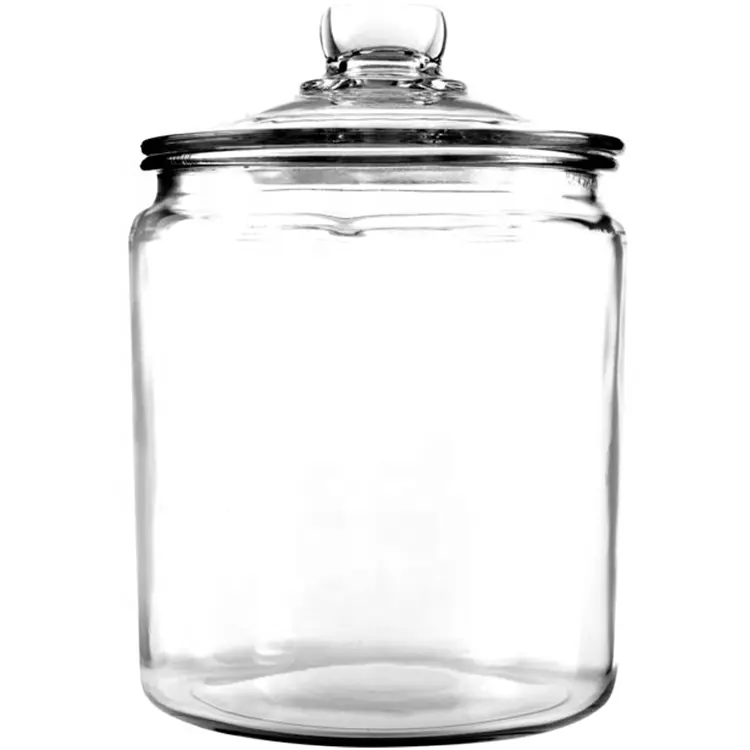 1gal 1 Gallon jars Wholesale black glass storage jar bamboo lid or screw top wide mouth storage stash glass jars