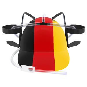 Ajustable Diversión Fiesta Juego Cerveza <span class=keywords><strong>Soda</strong></span> <span class=keywords><strong>Lata</strong></span> Paja Titular Beber Plástico Sombrero Casco - Product Image 6