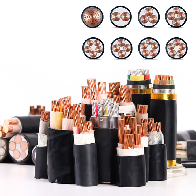 High Quality 0.6/1kV PVC Insulated Armored YJV Cable Copper Power Electric Cable for Computer and Underground Distribution