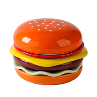 Sauce aromatisée au hamburger, assaisonnement, petit plat mignon en céramique compatible micro-ondes pour la maison, pour la sauce soja et le vinaigre de légumes