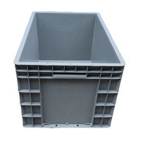 JOIN EU Caisse de Manutention Robuste en Plastique Empilable, Bac de Stockage à Parois Droites, Caisses d'Expédition Personnalisables (Couleur et Logo)