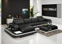 Canapé modulable sectionnel avec meubles de salon mobilier de maison or noir ensemble de canapés inclinables turquie king luxe