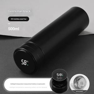 Beeman-Bouteilles d'eau à double paroi <span class=keywords><strong>de</strong></span> 500ml isolées sous vide, <span class=keywords><strong>bouteille</strong></span> d'eau intelligente en acier inoxydable avec affichage LED <span class=keywords><strong>de</strong></span> <span class=keywords><strong>la</strong></span> température - Product Image 3