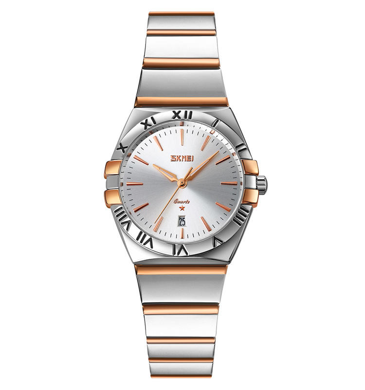 Or rose/argent-argent