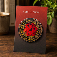 Pin Badge Enamel Keras Kustom Grosir untuk Bros Koleksi Logam Kaca Patri Mosaik Naga Api Emas/Perak
