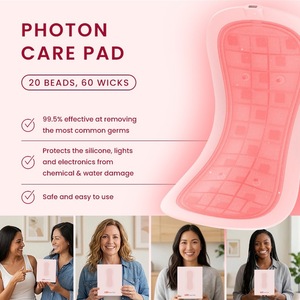 Women's <b>Silicone</b> Red Light Therapy Pad 850nm Near Infrared Personal Care Device with Remote Control - Product Image 2