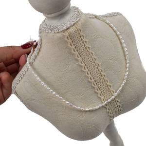 Mini Pearl Loose Bead <b>String</b> 3-3.5mm Small Round White Freshwater Beads Natural DIY Material for Necklace <b>Bracelet</b> - Product Image 5