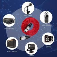 Câble DMX XLR 3 broches de haute qualité, mâle-femelle, pour audio-vidéo et communication réseau