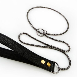 Cadena de Metal con forma de serpiente para entrenamiento y caminar, Gargantilla, Collar deslizante - Product Image 3