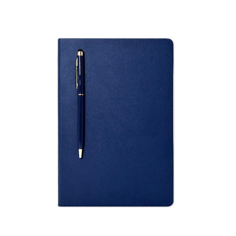 A5 dark blue magnetic notebook