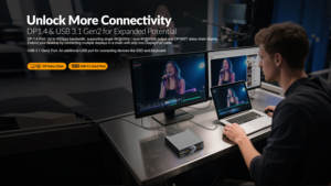 Base de Conexión HDMI 4K de 4 Canales con USB4 de 40 Gbps |   Tarjeta de Captura de Video PCIe sin Pérdidas para OBS Studio |   Grabación 1080P60 - Product Image 4