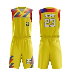 Maillot de basket-ball d'été de haute qualité, impression numérique, taille élastique, manches courtes, spandex/coton - Product Image 4