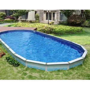 18ft-5.49 mét trên mặt đất PVC thép đóng khung Hồ bơi cho sân sau - Product Image 3