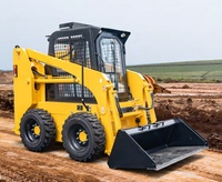 Mini-chargeuse sur chenilles de 4 tonnes à haute efficacité pour les travaux de construction, l'aménagement paysager et la manutention de matériaux