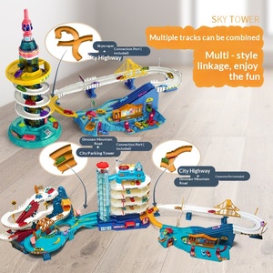 Set Montagna dei Dinosauri con Pista da Corsa e Garage, Gioco di Assemblaggio per Bambini, Divertimento a Livello Avventuroso, Scala <span class=keywords><strong>1</strong></span>:5 - Product Image 5